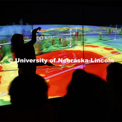 Space Law students tour NASA's Goddard Space Flight Center in Washington D.C. 12th Annual University of Nebraska D.C. Space Law Conference. Space, Cyber and Telecommunications Law program. October 17, 2019. Photo by Craig Chandler / University Communication.