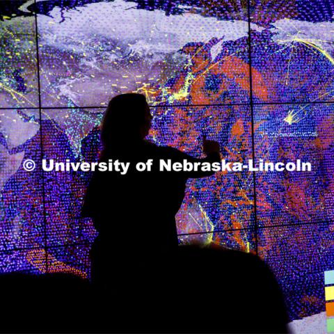 Space Law students tour NASA's Goddard Space Flight Center in Washington D.C. 12th Annual University of Nebraska D.C. Space Law Conference. Space, Cyber and Telecommunications Law program. October 17, 2019. Photo by Craig Chandler / University Communication.