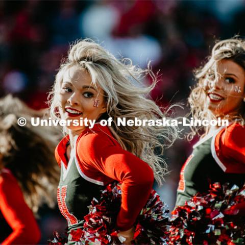 Nebraska vs. Indiana University football game. October 26, 2019. Photo by Justin Mohling / University Communication.