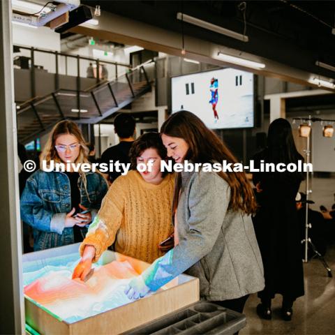 First Friday performances in the Johnny Carson Center for Emerging Media Arts. November 1, 2019. Photo by Justin Mohling for University Communication.
