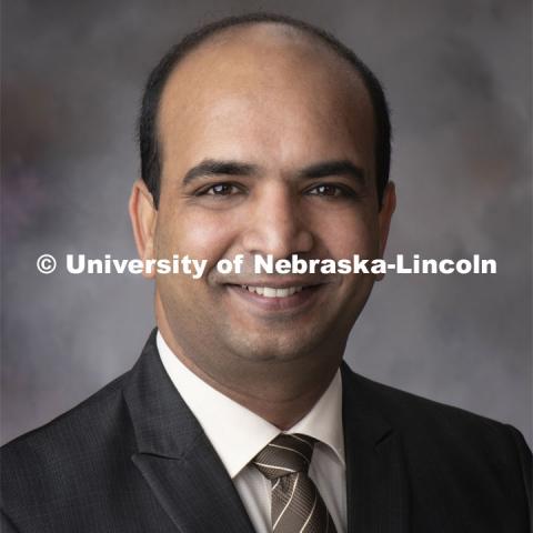 Studio portrait of Vinoth Kumar Balakrishnan, IT Security Analyst for Central Administration. November 20, 2019. Photo by Gregory Nathan / University Communication.