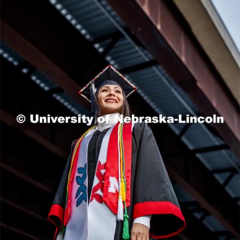 Angelica Solomon is a December graduate in civil engineering. December 12, 2019. Photo by Craig Chandler / University Communication.