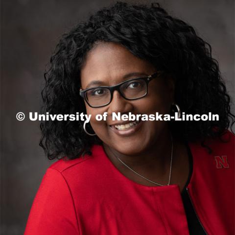 Studio portrait of Charlie Foster, Assistant Vice Chancellor for Student Affairs, OASIS. December 18, 2019. Photo by Greg Nathan / University Communication.