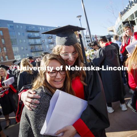 December Undergraduate commencement at Pinnacle Bank Arena. December 21, 2019. Photo by Craig Chandler / University Communication.