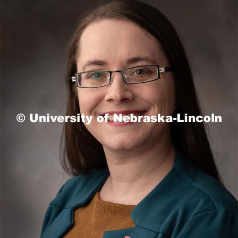 Studio portrait of Erin Carr, Plant Pathology. January 10, 2020. Photo by Greg Nathan / University Communication.