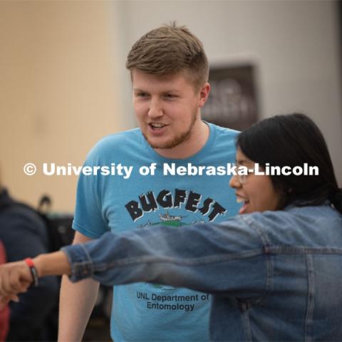 Student Organizations host the RSO Club Fair Springfest at the Nebraska Union. This event is a great opportunity for Recognized Student Organizations (RSOs) to recruit new members and highlight the organization’s activities. January 28, 2020. Photo by Gregory Nathan / University Communication.