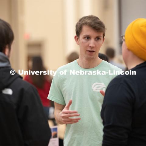 Student Organizations host the RSO Club Fair Springfest at the Nebraska Union. This event is a great opportunity for Recognized Student Organizations (RSOs) to recruit new members and highlight the organization’s activities. January 28, 2020. Photo by Gregory Nathan / University Communication.