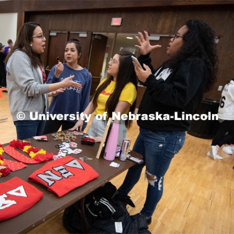 Student Organizations host the RSO Club Fair Springfest at the Nebraska Union. This event is a great opportunity for Recognized Student Organizations (RSOs) to recruit new members and highlight the organization’s activities. January 28, 2020. Photo by Gregory Nathan / University Communication.