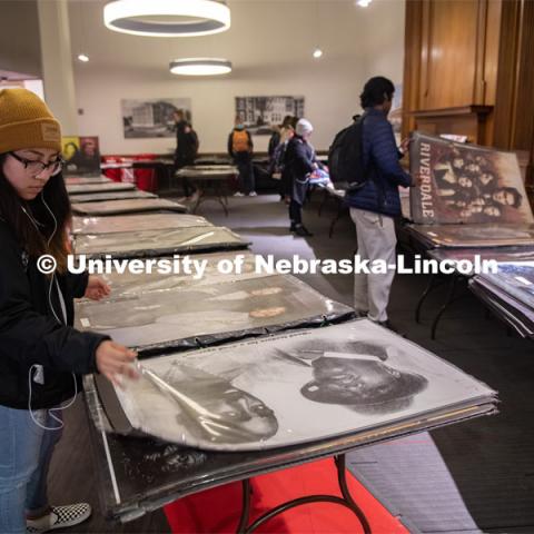 The UPC Nebraska Poster Sale in the City Campus Nebraska Union. January 28, 2020. Photo by Gregory Nathan / University Communication.