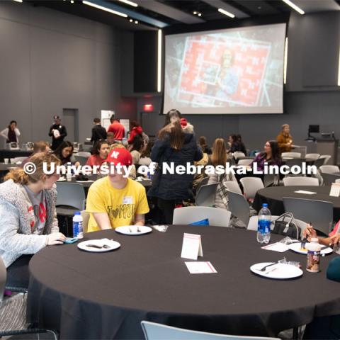 First Generation Nebraska kicks off its spring semester events with Welcome Back Waffles. It’s an opportunity to meet and network with other First-Generation students, faculty and staff and enjoy all you can eat waffles in the Willa Cather Dining Complex. January 29, 2020. Photo by Gregory Nathan / University Communication.