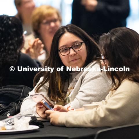 First Generation Nebraska kicks off its spring semester events with Welcome Back Waffles. It’s an opportunity to meet and network with other First-Generation students, faculty and staff and enjoy all you can eat waffles in the Willa Cather Dining Complex. January 29, 2020. Photo by Gregory Nathan / University Communication.