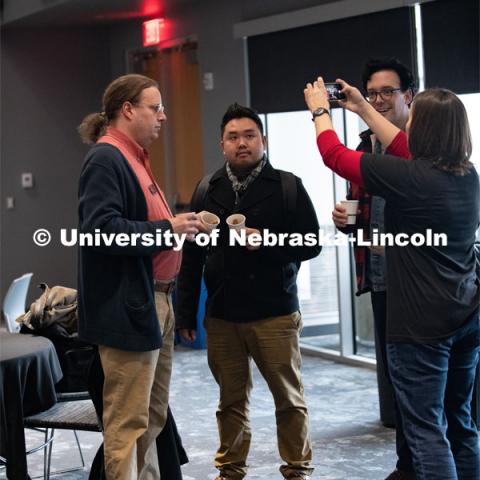 First Generation Nebraska kicks off its spring semester events with Welcome Back Waffles. It’s an opportunity to meet and network with other First-Generation students, faculty and staff and enjoy all you can eat waffles in the Willa Cather Dining Complex. January 29, 2020. Photo by Gregory Nathan / University Communication.