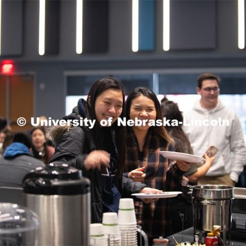 First Generation Nebraska kicks off its spring semester events with Welcome Back Waffles. It’s an opportunity to meet and network with other First-Generation students, faculty and staff and enjoy all you can eat waffles in the Willa Cather Dining Complex. January 29, 2020. Photo by Gregory Nathan / University Communication.