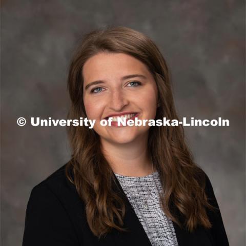 Studio portrait of Brianna Buseman, Assistant Professor, Extension  Specialist, Animal Science. June 16, 2020. Photo by Greg Nathan / University Communication.