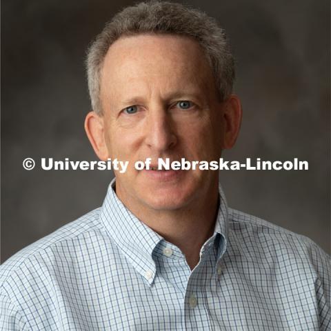 Studio portrait of Ron Lewis, Professor Animal Science. June 16, 2020. Photo by Greg Nathan / University Communication.