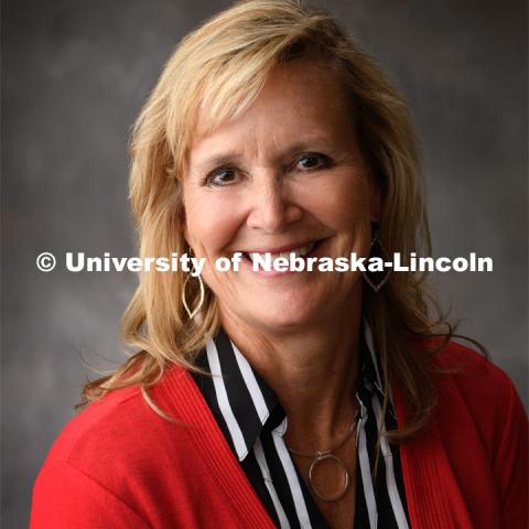 Studio portrait of Kathleen Anderson, professor in Animal Science. July 16, 2020. Photo by Gregory Nathan / University Communication.