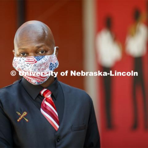 Kevin Witcher, class of '93, owner of Screamers and member of the Scarlet and Cream Singers while at UNL as a musical theater major. July 27, 2020. Photo by Craig Chandler / University Communication.