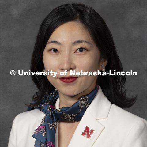 Studio portrait of Taeyeon Kim, Assistant Professor, Educational Administration. New Faculty. August 19, 2020. Photo by Greg Nathan / University Communication Photography.
