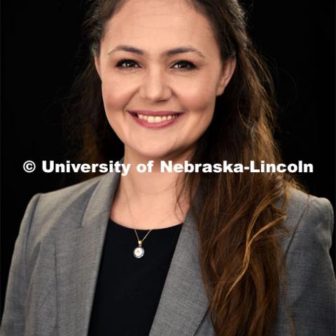 Studio portrait of Pinar Runnalls, Assistant Professor of Practice,
Department of Marketing, College of Business, New Faculty. August 19, 2020. Photo supplied by the College of Business/University of Nebraska-Lincoln.