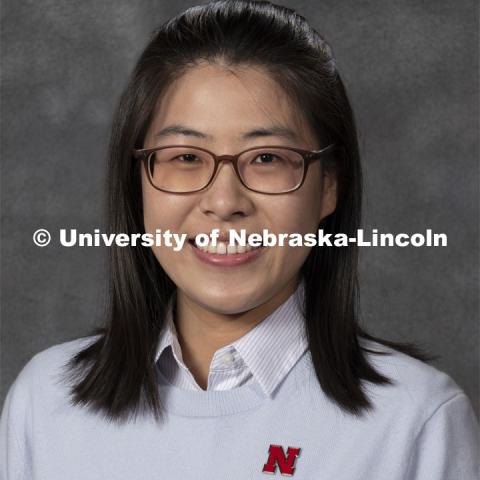 Studio portrait of Yijie Xiong, Assistant Professor, Animal Science / Bio Systems Engineering. New Faculty. August 19, 2020. Photo by Greg Nathan / University Communication Photography.