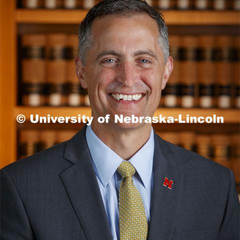 Richard Moberly, Dean for the College of Law. Nebraska Law College photo shoot. September 3, 2020. Photo by Craig Chandler / University Communication.