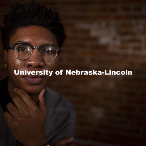 Elijah Merritt, a sophomore from Omaha, is the president of Brother2Brother. He shares his coping skills, and perspectives on an unusual year in an Asked and Answered interview. November 10, 2020. Photo by Craig Chandler / University Communication.