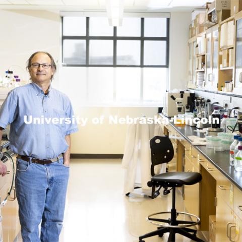 Robert Hutkins with the Nebraska Food for Health Center. January 22, 2021. Photo by Craig Chandler / University Communication