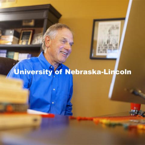 Ken Kiewra,  Professor, Educational Psychology, is the 2021 President’s Excellent Award winner of the Outstanding Teaching and Instructional Creativity Award. March 15, 2021. Photo by Craig Chandler / University Communication