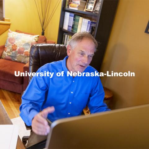 Ken Kiewra,  Professor, Educational Psychology, is the 2021 President’s Excellent Award winner of the Outstanding Teaching and Instructional Creativity Award. March 15, 2021. Photo by Craig Chandler / University Communication