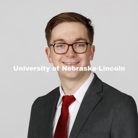 Studio portrait of Alec Rome, NSE Orientation Leader. April 7, 2021. Photo by Craig Chandler / University Communication.