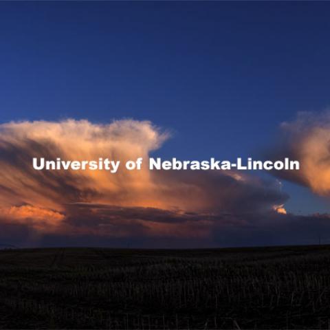 Storm clouds southeast of Adams, NE. May 5, 2021. Photo by Craig Chandler / University Communication.