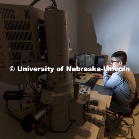 The Morrison Microscopy Core Research Facility in Beadle Hall. Nebraska Center for Biotechnology. June 15, 2021. Photo by Craig Chandler / University Communication.