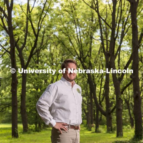 Adam Smith, Chief, Forestry and Fire Bureau, is leading the Nebraska National Forest Restoration project, an IANR-driven project funded with $4.3 million from USDA-NRCS. June 30, 2021. Photo by Craig Chandler / University Communication.