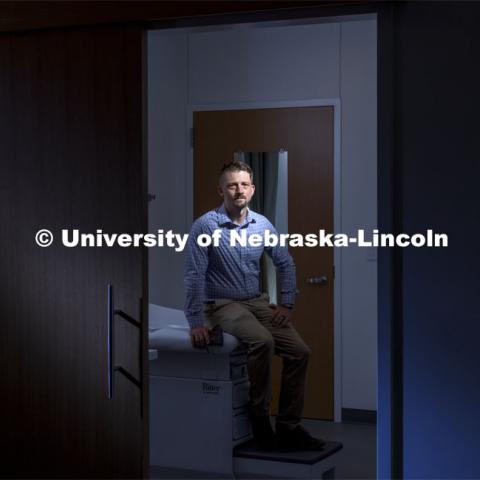 Trey Andrews, assistant professor of psychology and ethnic studies, is researching Link between racial and health inequities during the COVID-19 pandemic. July 7, 2021. Photo by Craig Chandler / University Communication.