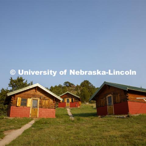 Students who take courses at Cedar Point stay in cabins, eat in the dining facilities and learn on the Nebraska prairie. Cedar Point Biological Station near Ogallala, Nebraska. July 19, 2021. Photo by Annie Albin / University Communication