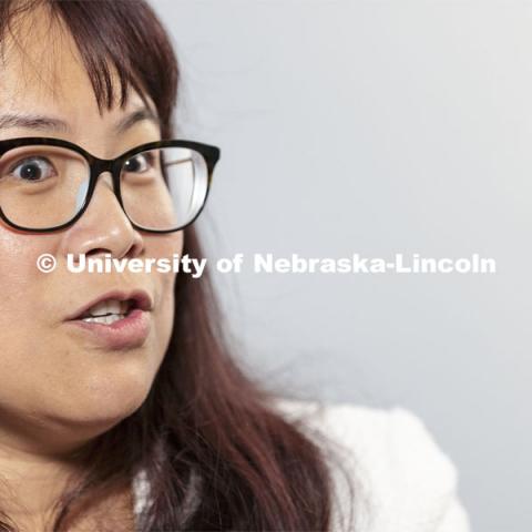 Lily Wang, Director of the Durham School of Architectural Engineering and Construction, Peter Kiewit Institute, Omaha, NE. July 26, 2021. Photo by Craig Chandler / University Communication.