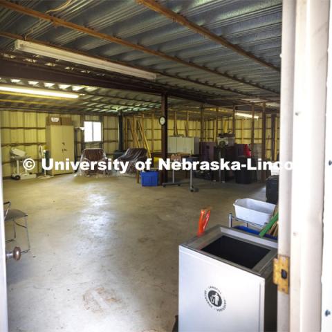 The buildings on the Reller Prairie Field Station south of Martell, Nebraska, are slowly being renovated as funds allow. August 3, 2021. Photo by Craig Chandler / University Communication.