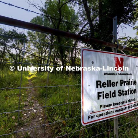 The Reller Prairie Field Station sits on 80 acres southwest of Sprague, Nebraska. August 3, 2021. Photo by Craig Chandler / University Communication.