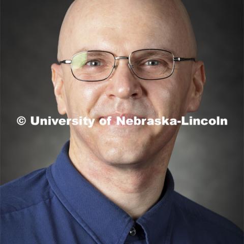 Studio portrait of Morgen Bills, Lecturer, Mathematics. 2021 New Faculty Orientation. August 18, 2021. Photo by Craig Chandler / University Communication.