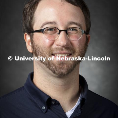 Studio portrait of Zachary Ferrara, Lecturer, Supply Chain Management and Analytics, College of Business. 2021 New Faculty Orientation. August 18, 2021. Photo by Craig Chandler / University Communication.