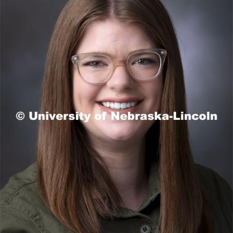 Studio portrait of Elizabeth Potter, Director of Development, College of Nursing, University of Nebraska Foundation. September 1, 2021. Photo by Craig Chandler / University Communication.