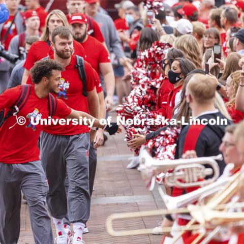 Nebraska vs. Fordham University football game. September 4, 2021. Photo by Craig Chandler / University Communication.