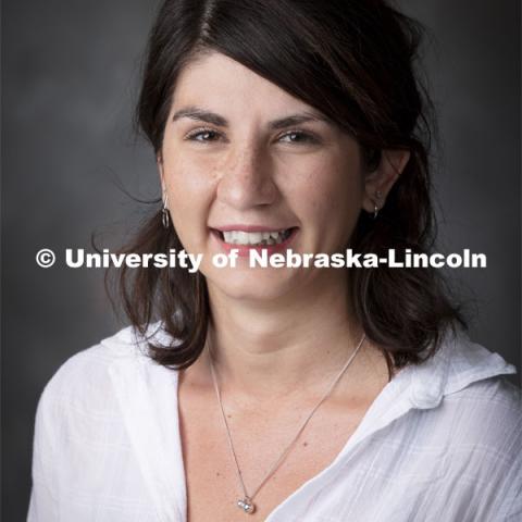 Studio portrait of Joanna Conings, French Graduate Teaching Assistant (GTA), Modern Languages and Literatures. September 9, 2021. Photo by Craig Chandler / University Communication.