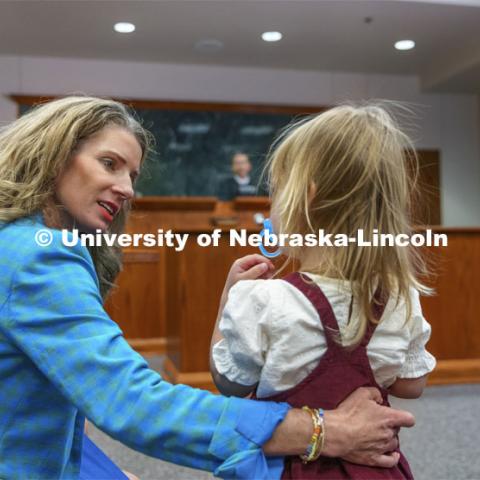 Professor Michelle Paxton, Director, Children's Justice Clinic and Center on Children, Families, and the Law, photoshoot for law college. November 12, 2021. Photo by Craig Chandler / University Communication.