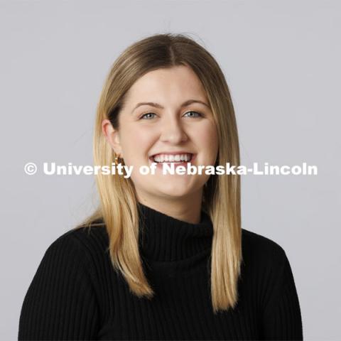 Studio portrait of Kate Vermilyea, ASEM New Student Enrollment Orientation Leaders. December 10, 2021. Photo by Craig Chandler / University Communication.