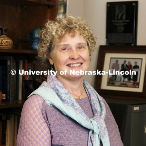 Vanessa Gorman, Professor of History, and winner of the NU system OTICA award. March 24, 2022. Photo by Craig Chandler / University Communication.