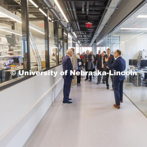 Board of Regents tour of UNL. College of Engineering. April 7, 2022. Photo by Craig Chandler / University Communication.