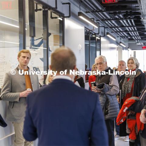 Board of Regents tour of UNL. College of Engineering. April 7, 2022. Photo by Craig Chandler / University Communication.