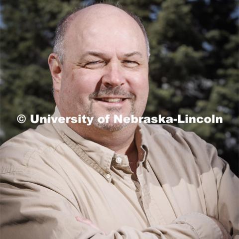 Mark Svoboda, Climatologist; Director, National Drought Mitigation Center; is the 2022 IDEA award winner. April 8, 2022. Photo by Craig Chandler / University Communication. 