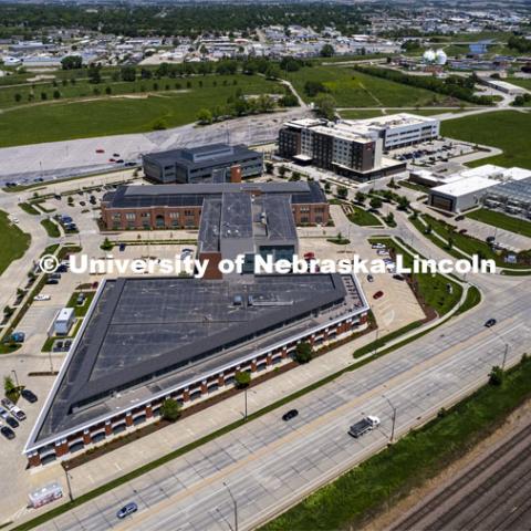 Aerial views of Nebraska Innovation Campus ( NIC ). May 27, 2022. Photo by Craig Chandler / University Communication.